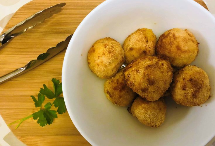 Air Fryer Chicken Kiev Balls