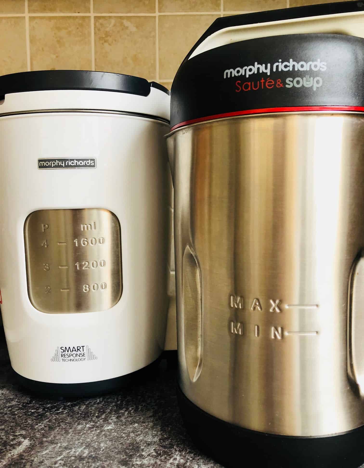 1.6 litre White 1100 W Morphy Richards 501020 Total Control Soup Maker